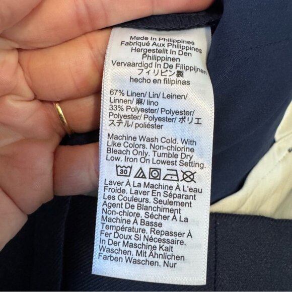 J. Crew NWT Tall Carolina Flare Pants in Linen Blend - Picture 6 of 9